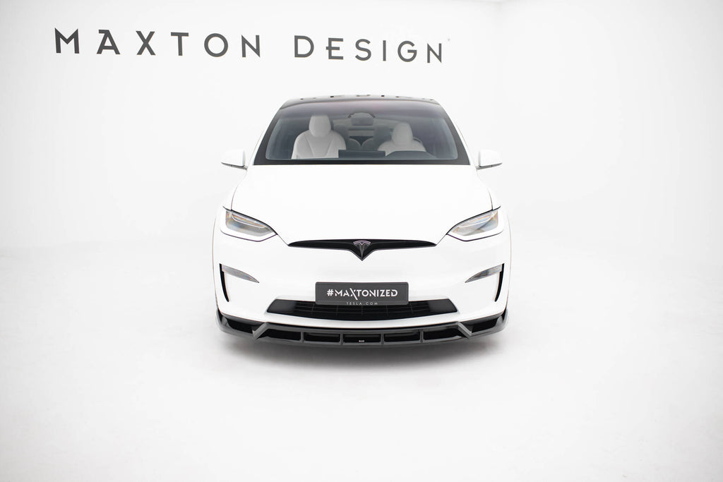 Set di Splitter Tesla Model X Mk1 Facelift — dettaglio del profilo