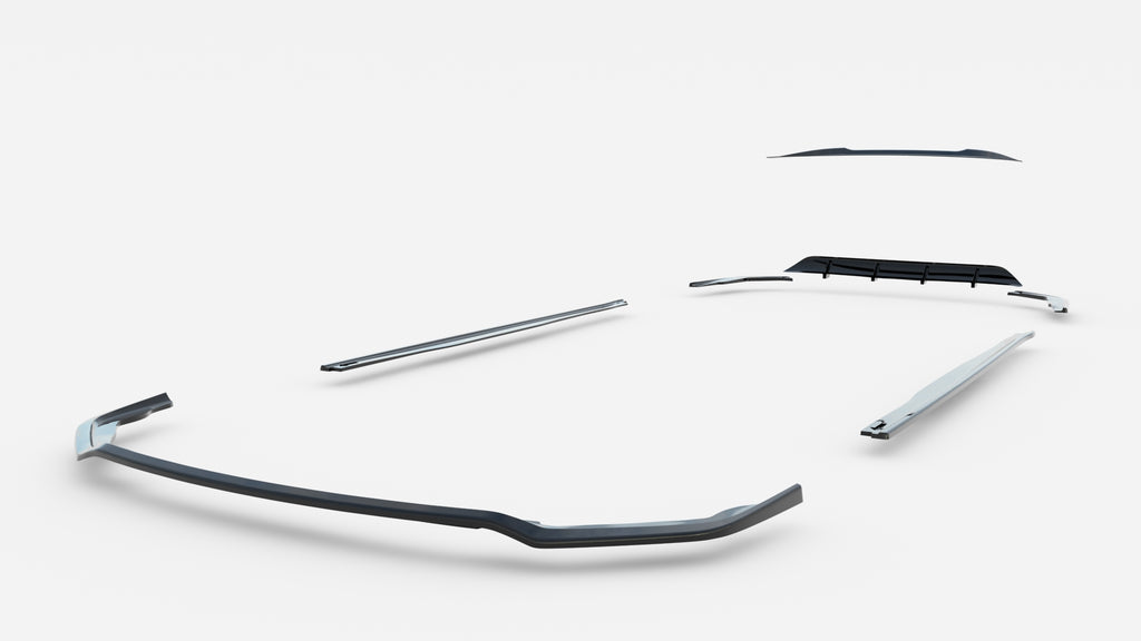 Set di Splitter Toyota Corolla Berlina XII — dettaglio della superficie