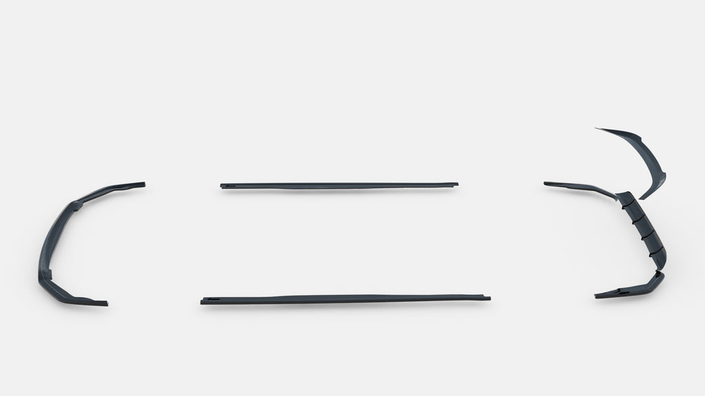 Set di Splitter Toyota Corolla Berlina XII — vista dall'alto