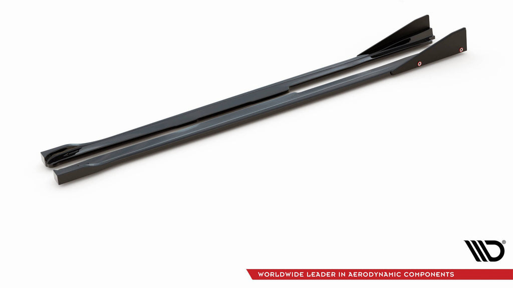 Set di Splitter Toyota Yaris Mk4 GR — vista angolata