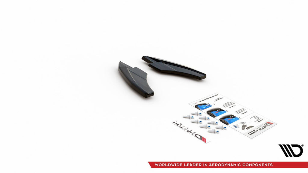 Set di Splitter V.1 Audi A3 Sportback 8Y — vista frontale