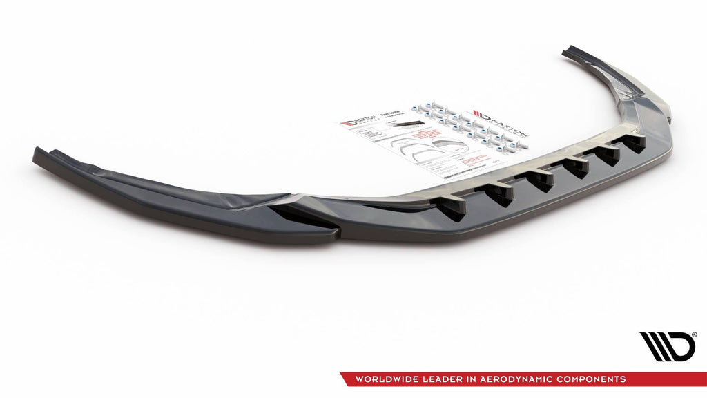 Set di Splitter V.1 Audi A3 Sportback 8Y — particolare della finitura