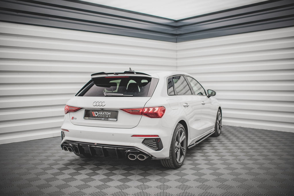 Set di Splitter V.1 Audi A3 Sportback 8Y — vista posteriore