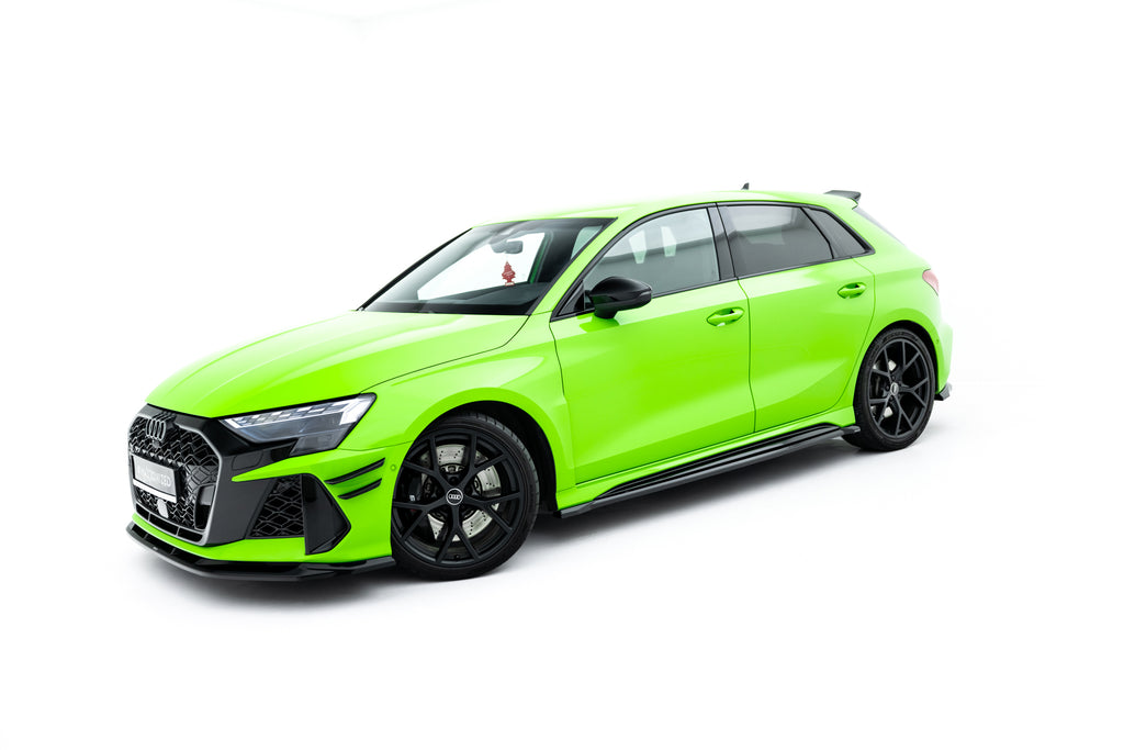 Set di Splitter V.1 Audi RS3 Sportback 8Y Facelift — vista posteriore