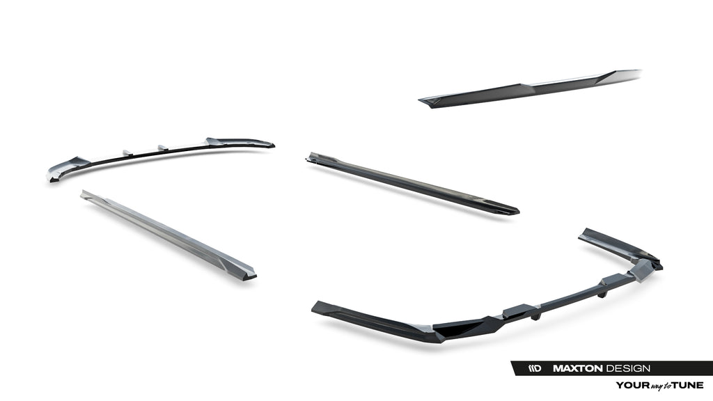 Set di Splitter V.1 BMW Serie 5 Berlina G60 M-Pack — vista d'insieme