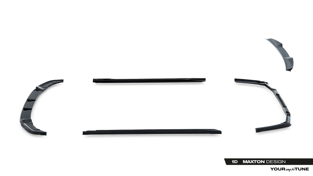 Set di Splitter V.1 BMW Serie 5 Berlina G60 M-Pack — montato sulla vettura