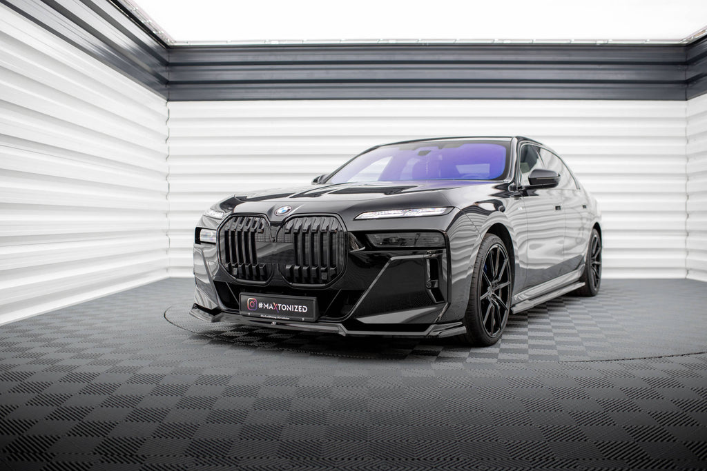 Set di Splitter BMW Serie 7 G70 740d M-Pack / 740i M-Pack — particolare della finitura