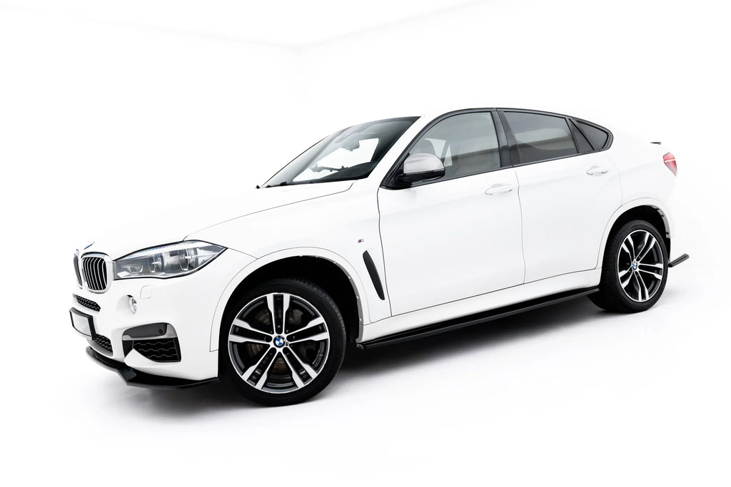 Set di Splitter V.1 BMW X6 F16 M-Pack — vista laterale