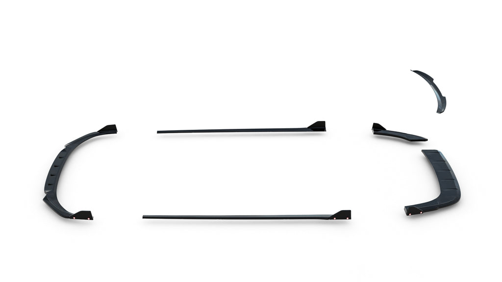 Set di Splitter V.1 Hyundai i30 Station Wagon Mk3 Facelift N-Line — particolare del bordo