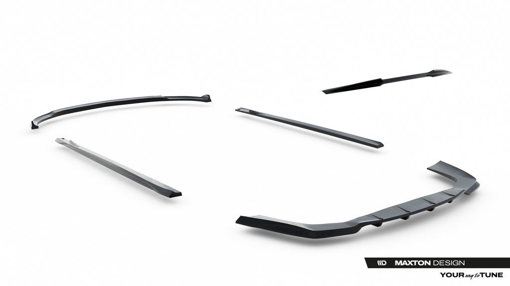 Set di Splitter V.1 Mercedes AMG GT C192 63 / 63 S E Performance / 55 — vista angolata