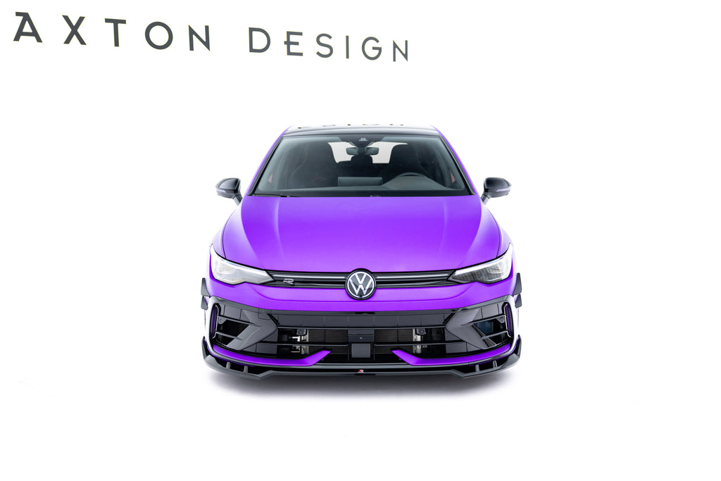 Set di Splitter V.1 Volkswagen Golf R Hatchback Mk8 Facelift — vista laterale