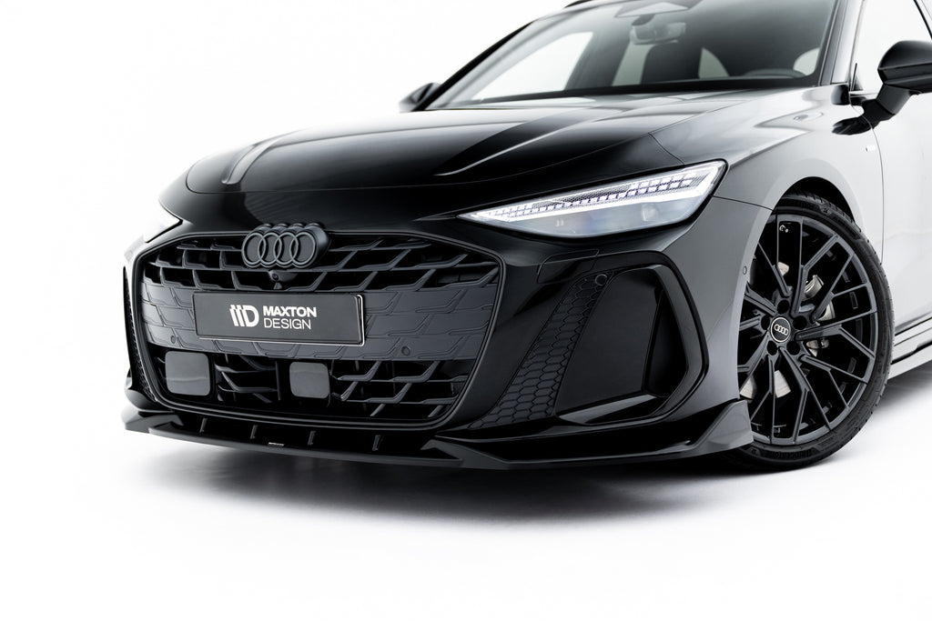 Set di Splitter V.2 Audi A6 Station Wagon C9 S-Line — vista frontale