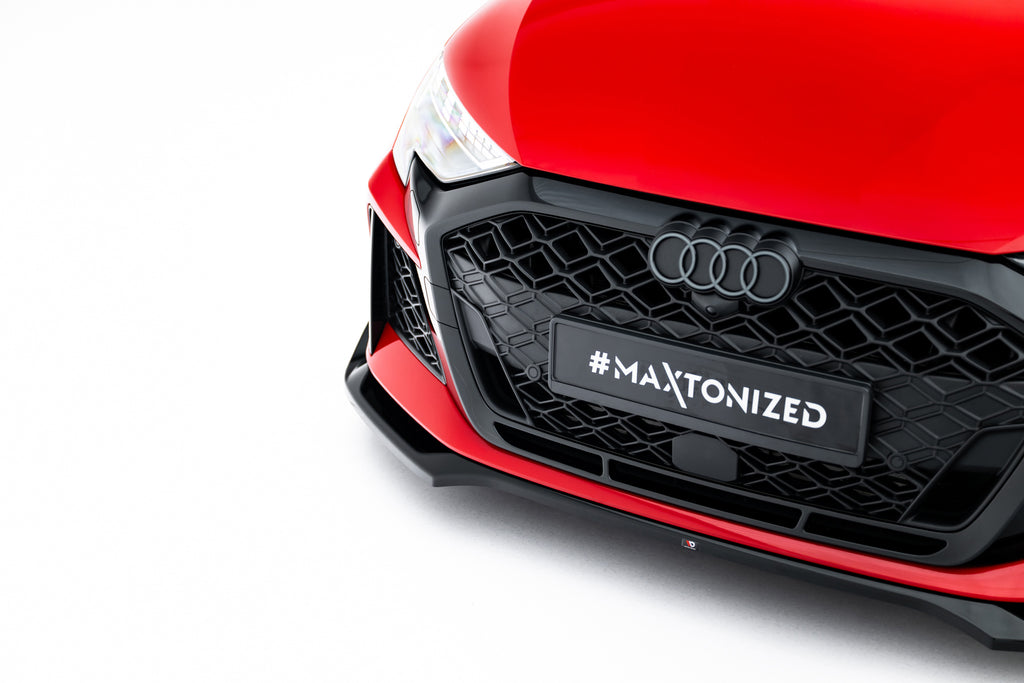 Set di Splitter V.2 Audi RS3 Berlina 8Y Facelift — particolare della finitura