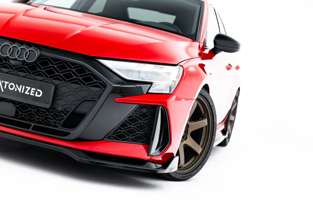 Set di Splitter V.2 Audi RS3 Berlina 8Y Facelift — vista posteriore