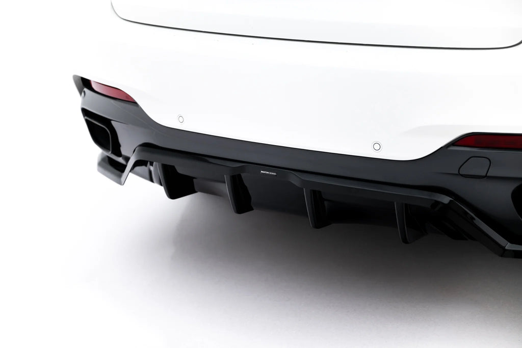 Set di Splitter V.2 BMW X6 F16 M-Pack — vista laterale