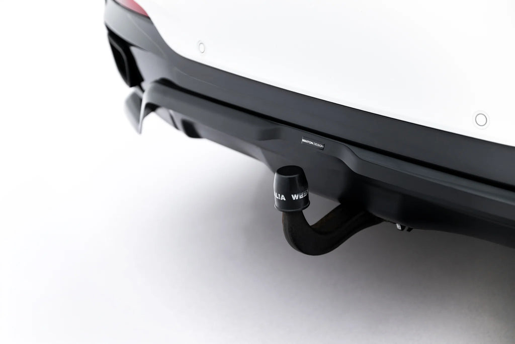 Set di Splitter V.2 BMW X6 F16 M-Pack — particolare della finitura