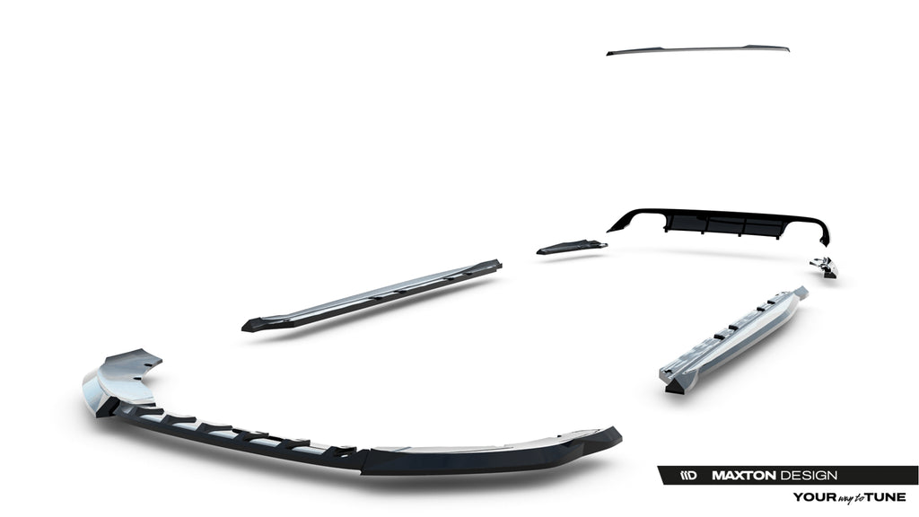 Set di Splitter V.2 Cupra Leon ST Mk1 Facelift — dettaglio del profilo