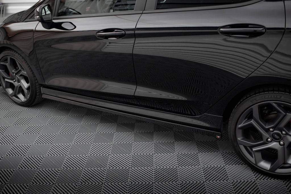 Set di Splitter V.2 Ford Fiesta ST Mk8 Facelift — vista dall'alto