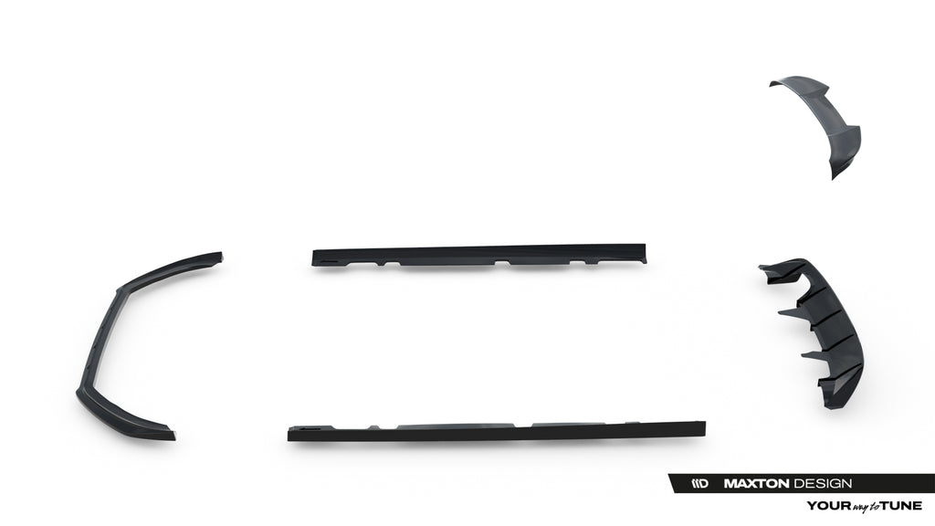 Set di Splitter V.2 Ford Fiesta ST Mk8 Facelift — particolare del bordo