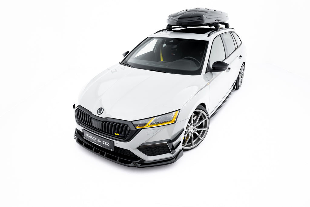 Set di Splitter V.2 Skoda Octavia RS Station Wagon Mk4 — vista posteriore