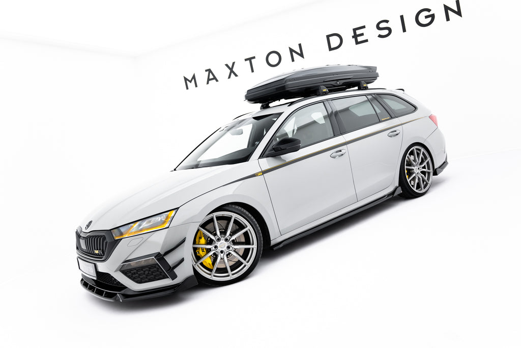 Set di Splitter V.2 Skoda Octavia RS Station Wagon Mk4 — dettaglio del fissaggio