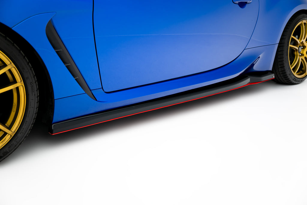 Set di Splitter V.2 Subaru BRZ Mk2 — vista posteriore