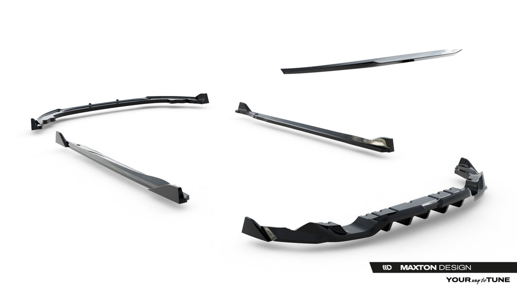 Set di Splitter V.2 Toyota GR86 Mk1 — vista frontale