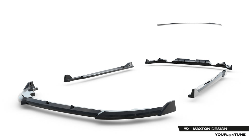 Set di Splitter V.2 Toyota GR86 Mk1 — vista laterale