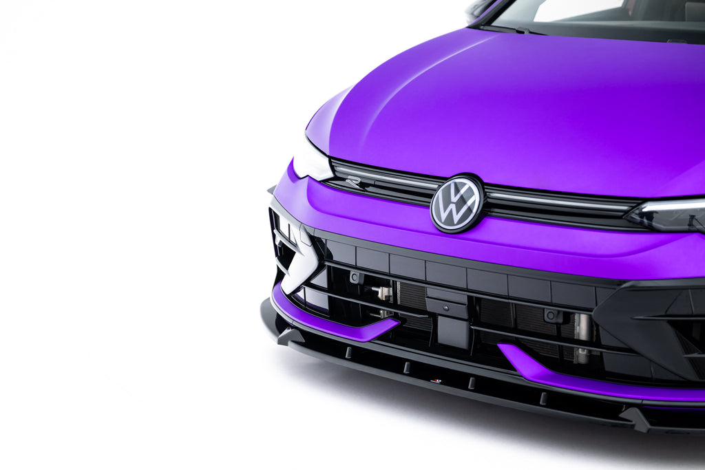 Set di Splitter V.4 Volkswagen Golf R Hatchback Mk8 Facelift — vista posteriore