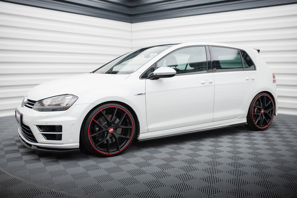 Set di Splitter Volkswagen Golf R Hatchback Mk7 — dettaglio del profilo