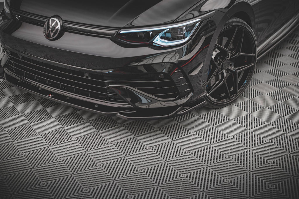 Set di Splitter Volkswagen Golf R Hatchback Mk8 — vista laterale