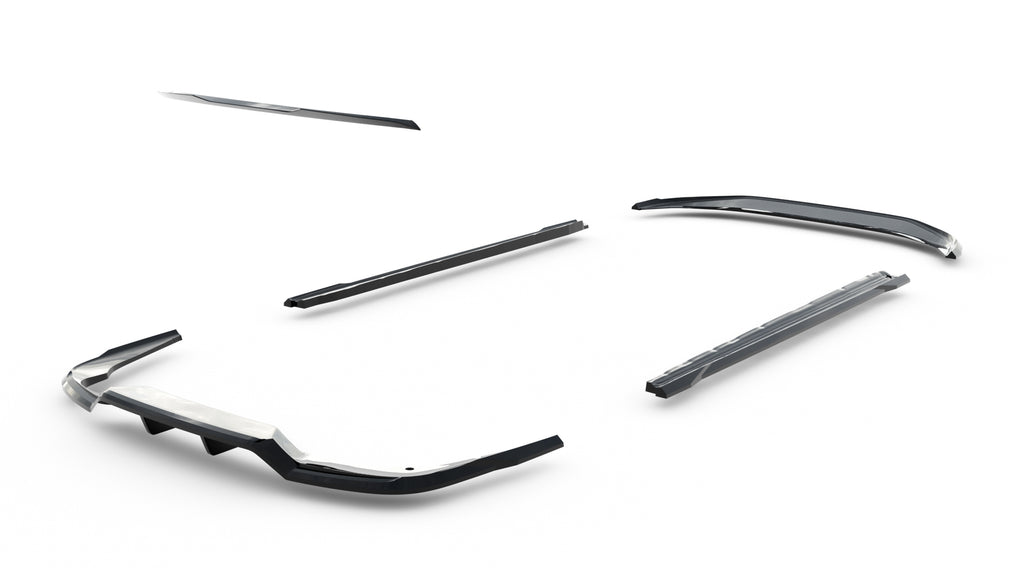 Set di Splitter Volkswagen Passat B9 — vista posteriore