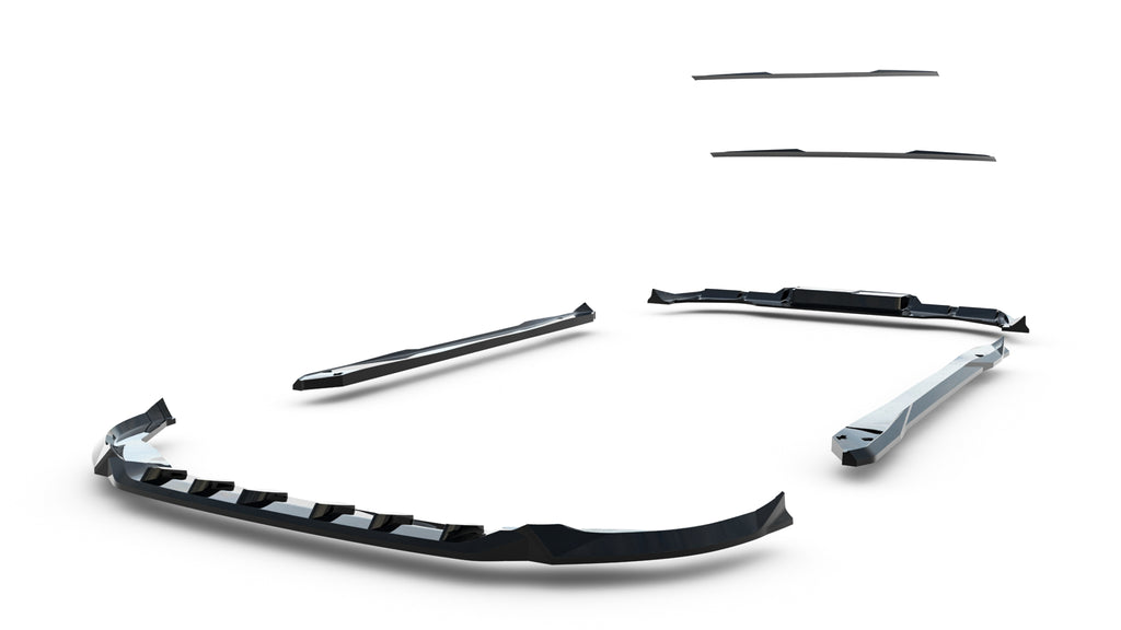 Set di Splitter Volkswagen T-Roc Mk2 R-Line — vista d'insieme