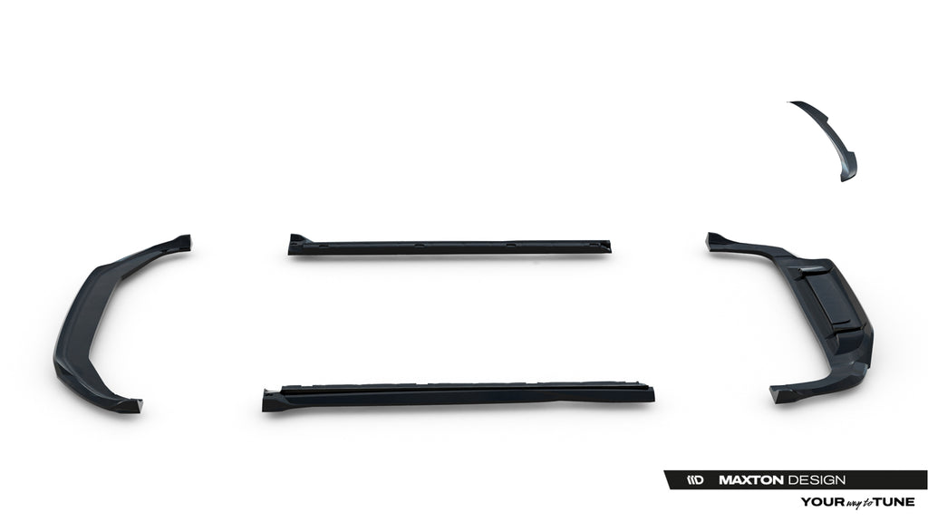 Set di Splitter Volkswagen Tayron Mk1 R-Line — vista laterale