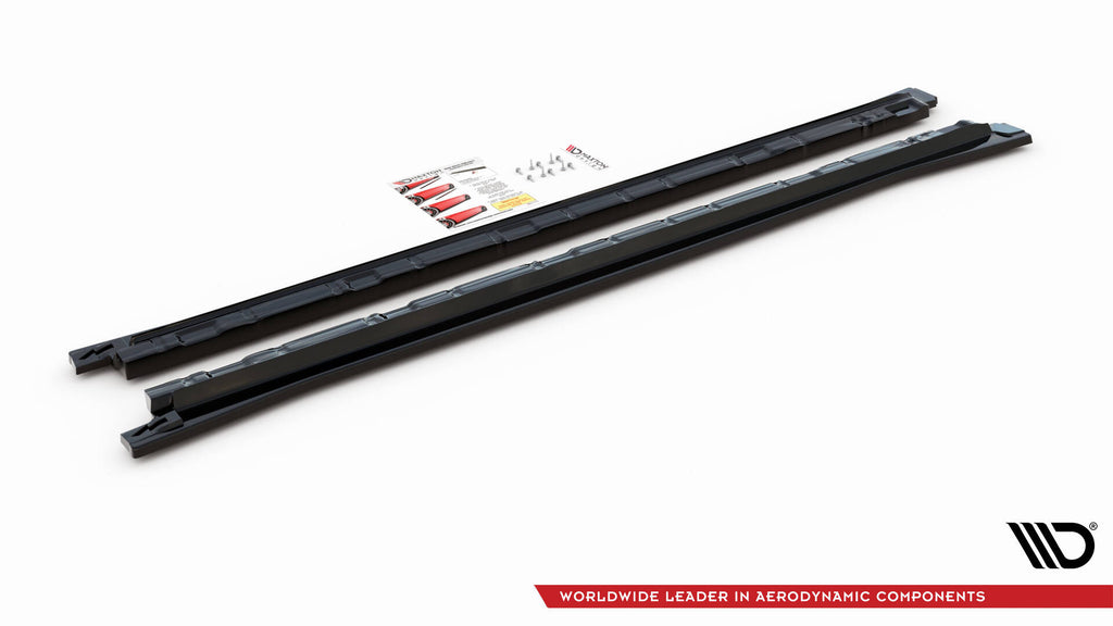 Set di Splitter Volkswagen Tiguan Mk2 Facelift R — vista posteriore