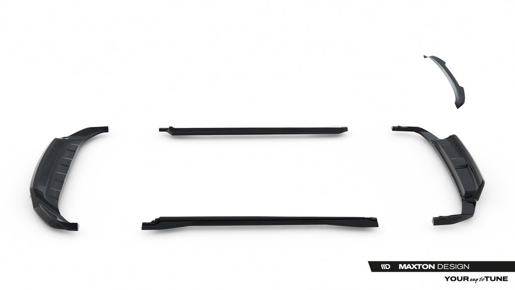 Set di Splitter Volkswagen Touareg Mk3 Facelift Elegance — montato sulla vettura