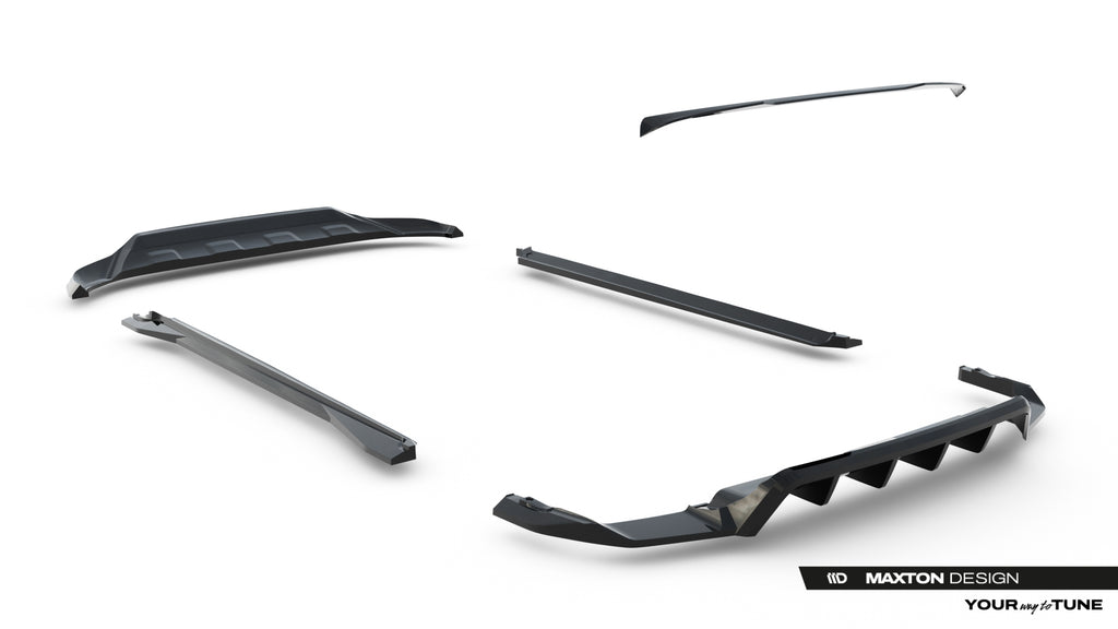 Set di Splitter Volkswagen Touareg Mk3 Facelift Elegance — particolare del bordo