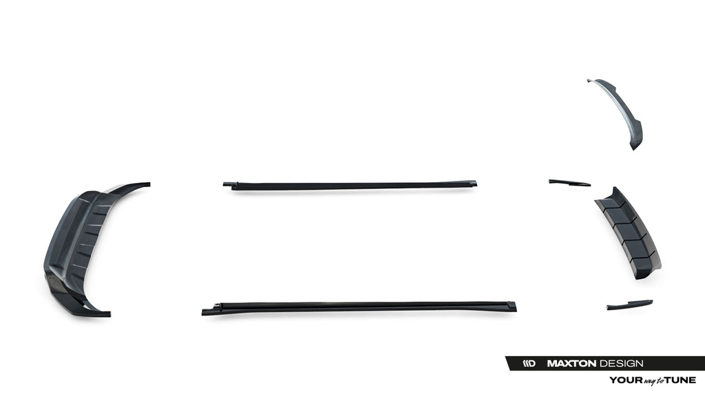 Set di Splitter Volkswagen Touareg Mk3 R-Line — dettaglio del fissaggio