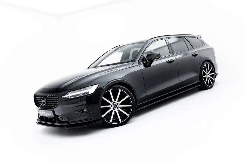 Set di Splitter Volvo V60 Mk3 R-Design — dettaglio del profilo