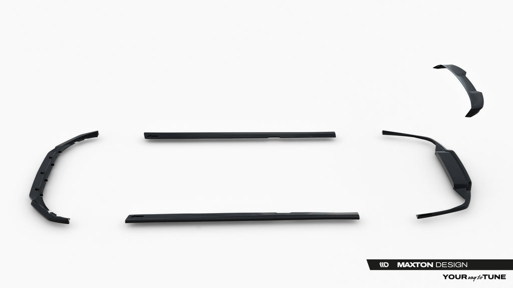 Set di Splitter Volvo V60 Mk3 R-Design — dettaglio del fissaggio