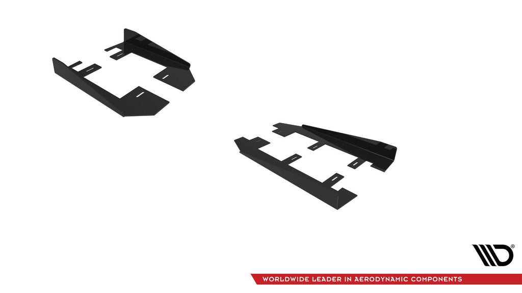 Flap Laterali Ford Mustang Mk7 Dark Horse Street Pro — montato sulla vettura