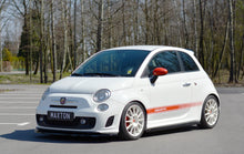 Carica l'immagine nel visualizzatore di Gallery, Diffusori sotto minigonne Maxton Design in ABS nero lucido per Abarth 500 Mk1, vista d insieme