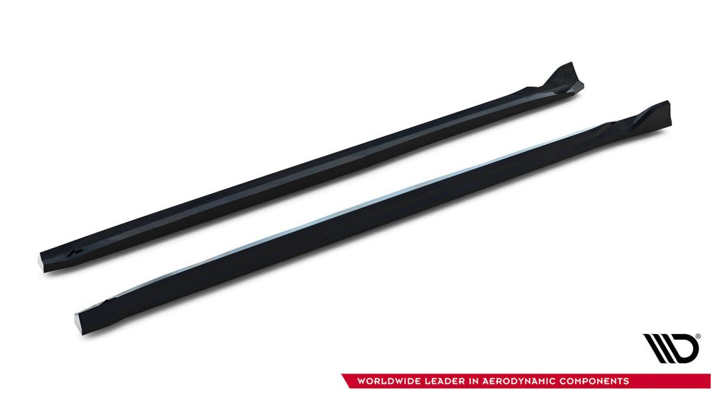 Diffusori Sotto Minigonne Abarth 500e — particolare della finitura