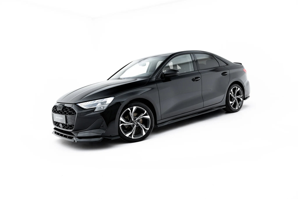 Diffusori Sotto Minigonne Audi A3 Berlina 8Y Facelift — particolare della finitura