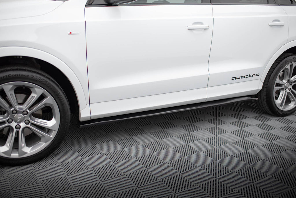 Diffusori Sotto Minigonne Audi Q3 8U S-Line — dettaglio del profilo