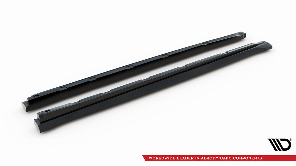 Diffusori Sotto Minigonne Audi Q3 8U S-Line — particolare della finitura