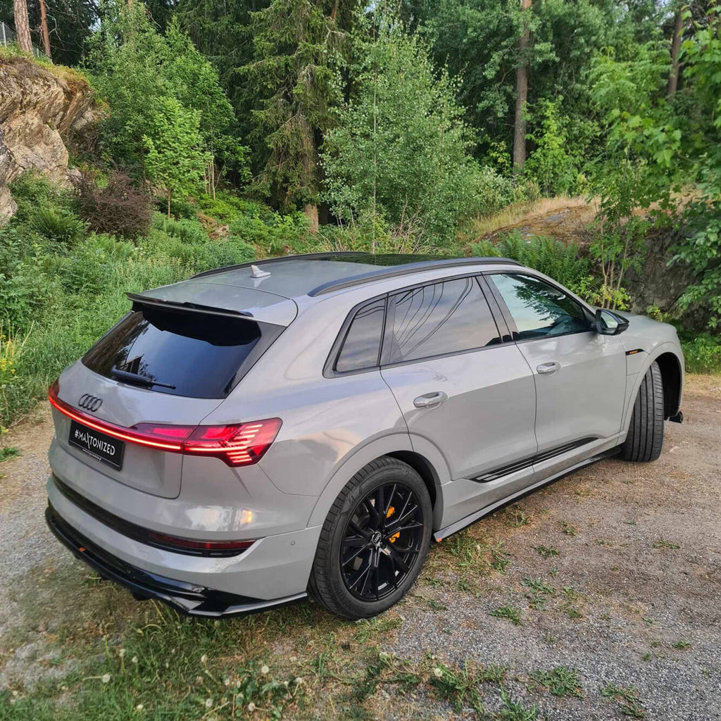 Diffusori Sotto Minigonne Audi e-tron S-Line — particolare della finitura