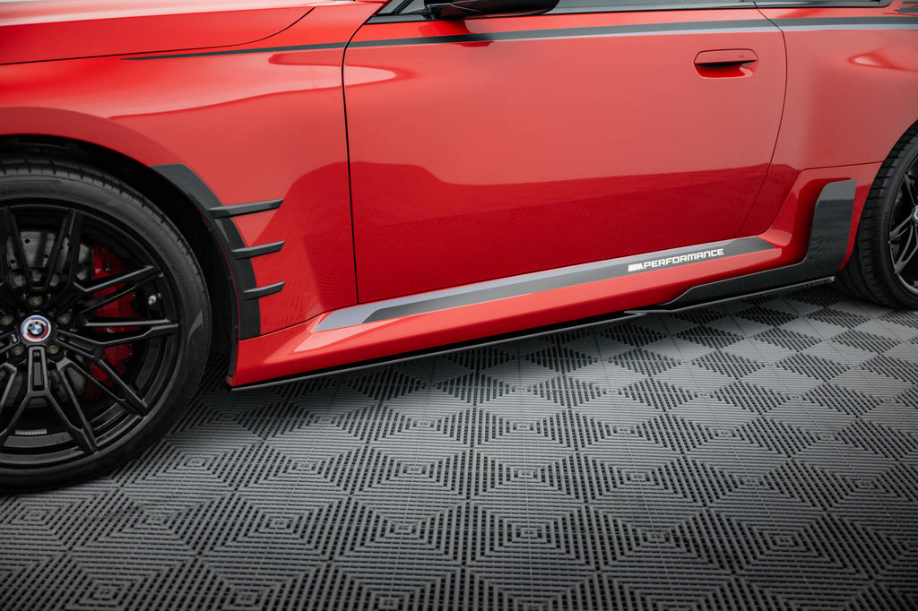 Diffusori Sotto Minigonne BMW Serie M2 G87 M-Performance — particolare della finitura