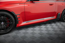 Load image into Gallery viewer, Diffusori Sotto Minigonne BMW Serie M2 G87 M-Performance — particolare della finitura