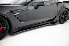 Diffusori Sotto Minigonne Chevrolet Corvette Z06 C7 — dettaglio del profilo